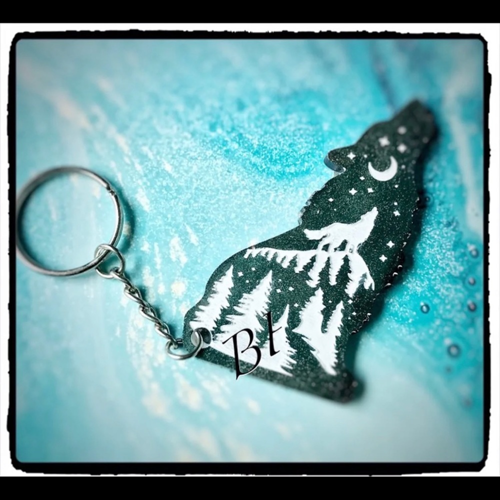 Wolf Keychain